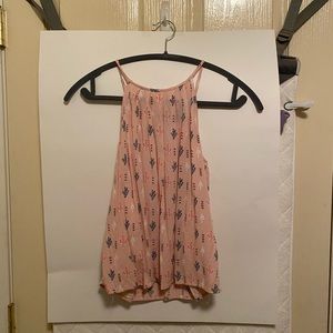 cactus/pink. child tank top